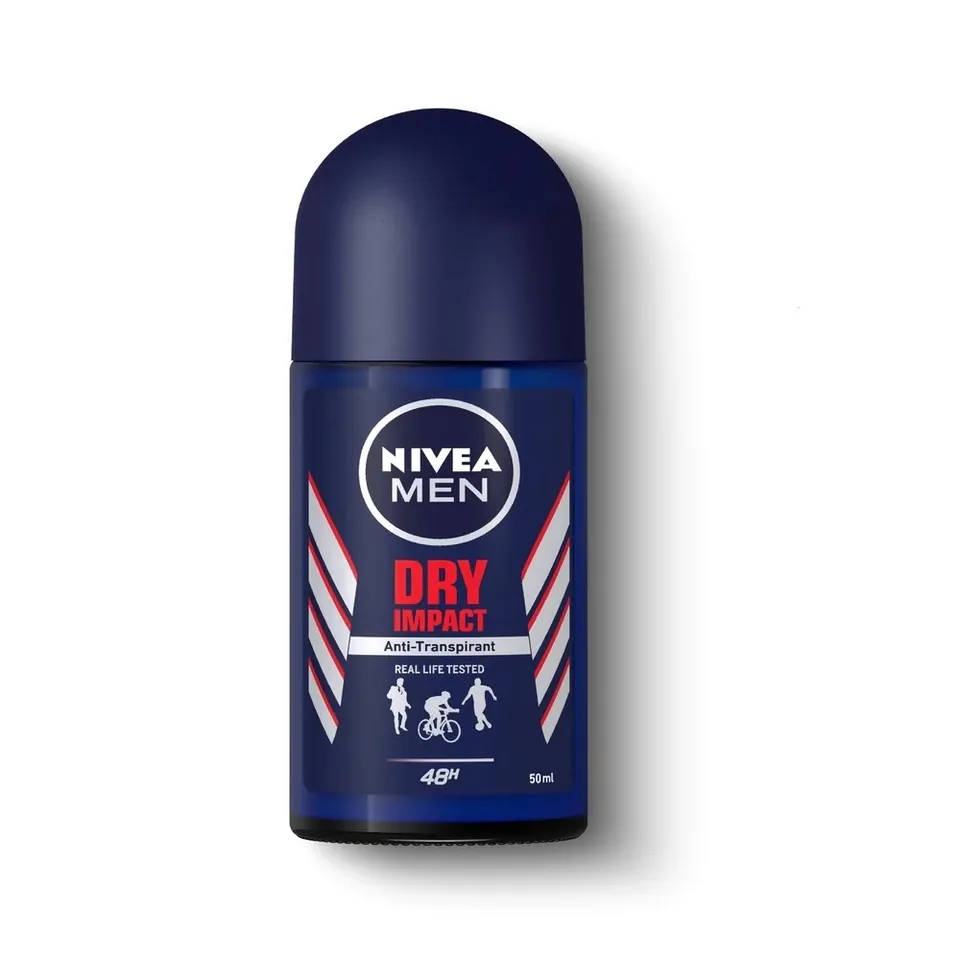 Lăn khử mùi Nivea Men Dry Impact Plus 48H, 25ml