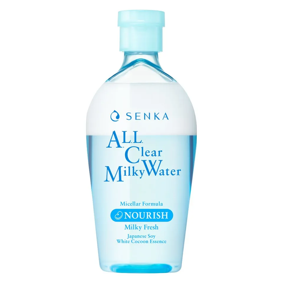 Nước sữa tẩy trang Senka All Clear Milky Water Nourish