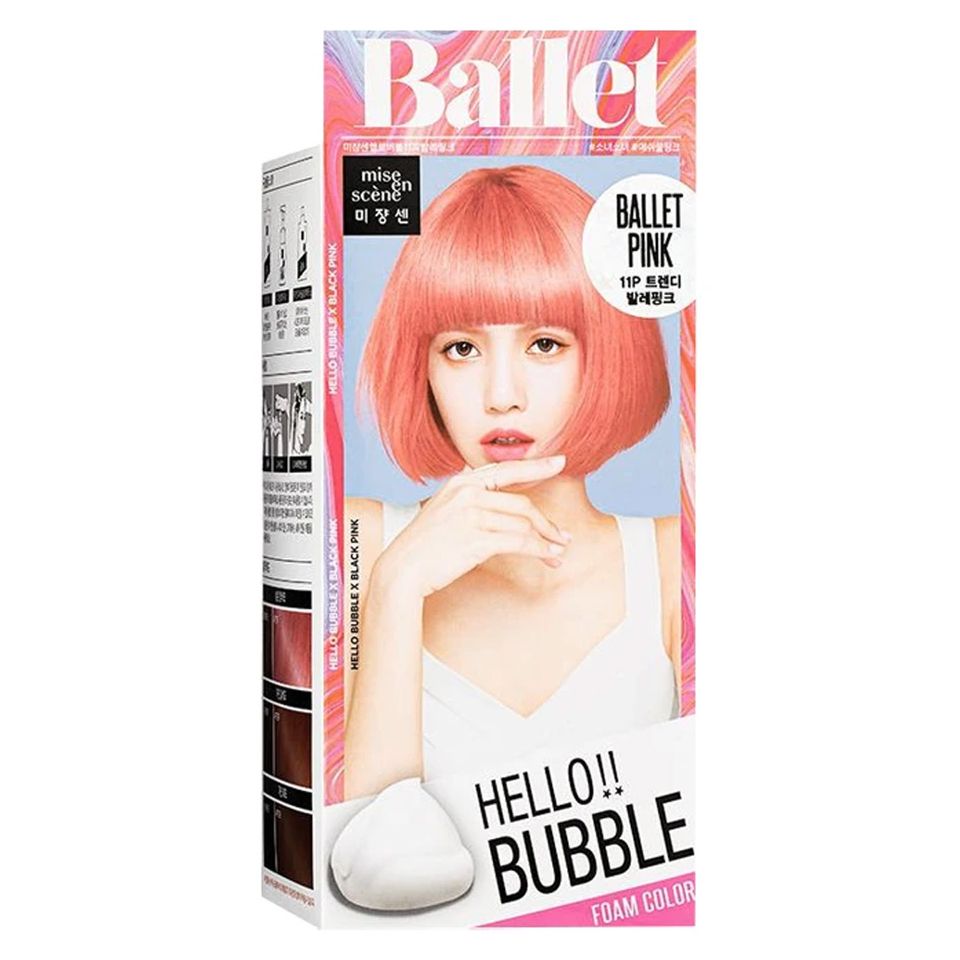 Kem Nhuộm Tóc Mise En Scène Hello Bubble Foam Color, 11P Ballet Pink