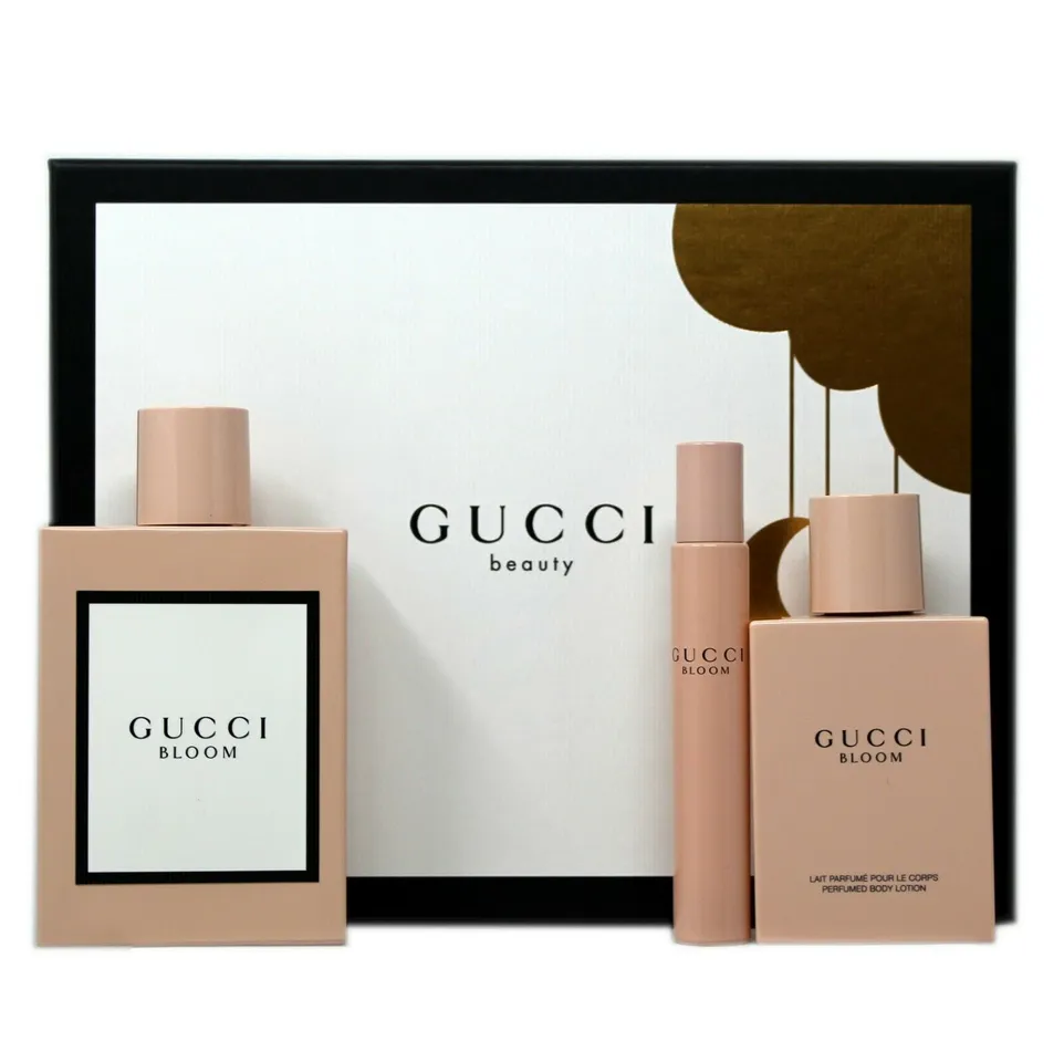 Giftset Nước Hoa Nữ Gucci Bloom ( 100ML + 7.4ML + 100ML)