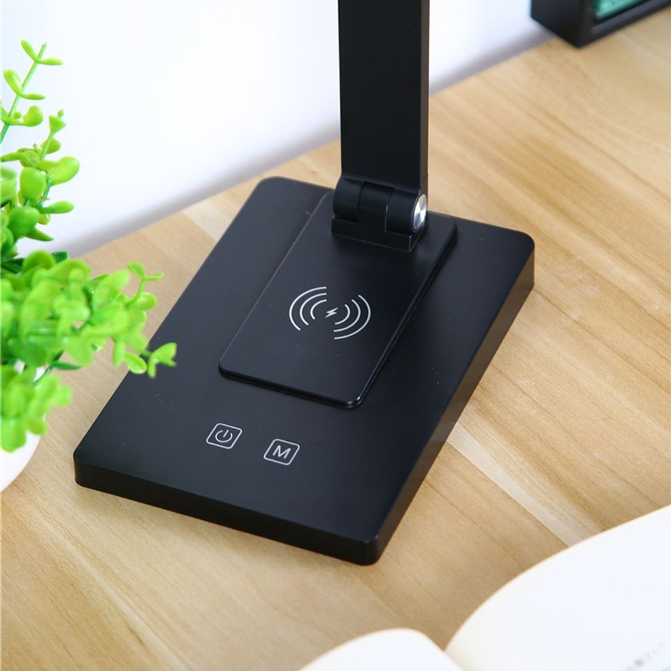 Đèn Học Để Bàn Chống Cận Gấp Gọn Có Điều Chỉnh Ánh Sáng Bằng Cảm Ứng - Sạc Không Dây Tiện Lợi MTR058D