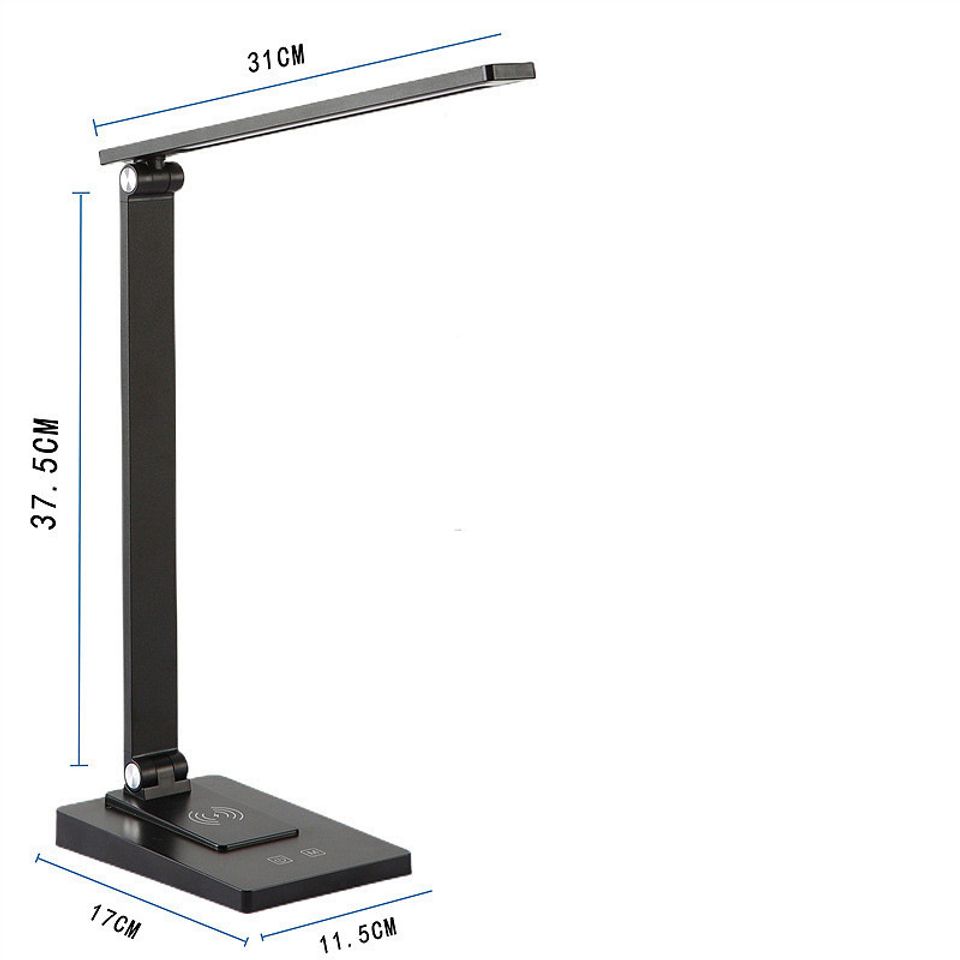 Đèn Học Để Bàn Chống Cận Gấp Gọn Có Điều Chỉnh Ánh Sáng Bằng Cảm Ứng - Sạc Không Dây Tiện Lợi MTR058D