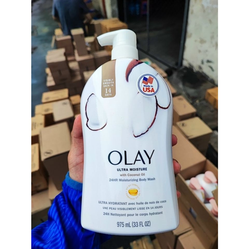 Sữa Tắm Dưỡng Da Olay Fresh Outlast 975ml - Dưỡng ẩm, Khử mùi, Sạch sâu, Hương thơm tự nhiên, Phù hợp cho mọi loại da