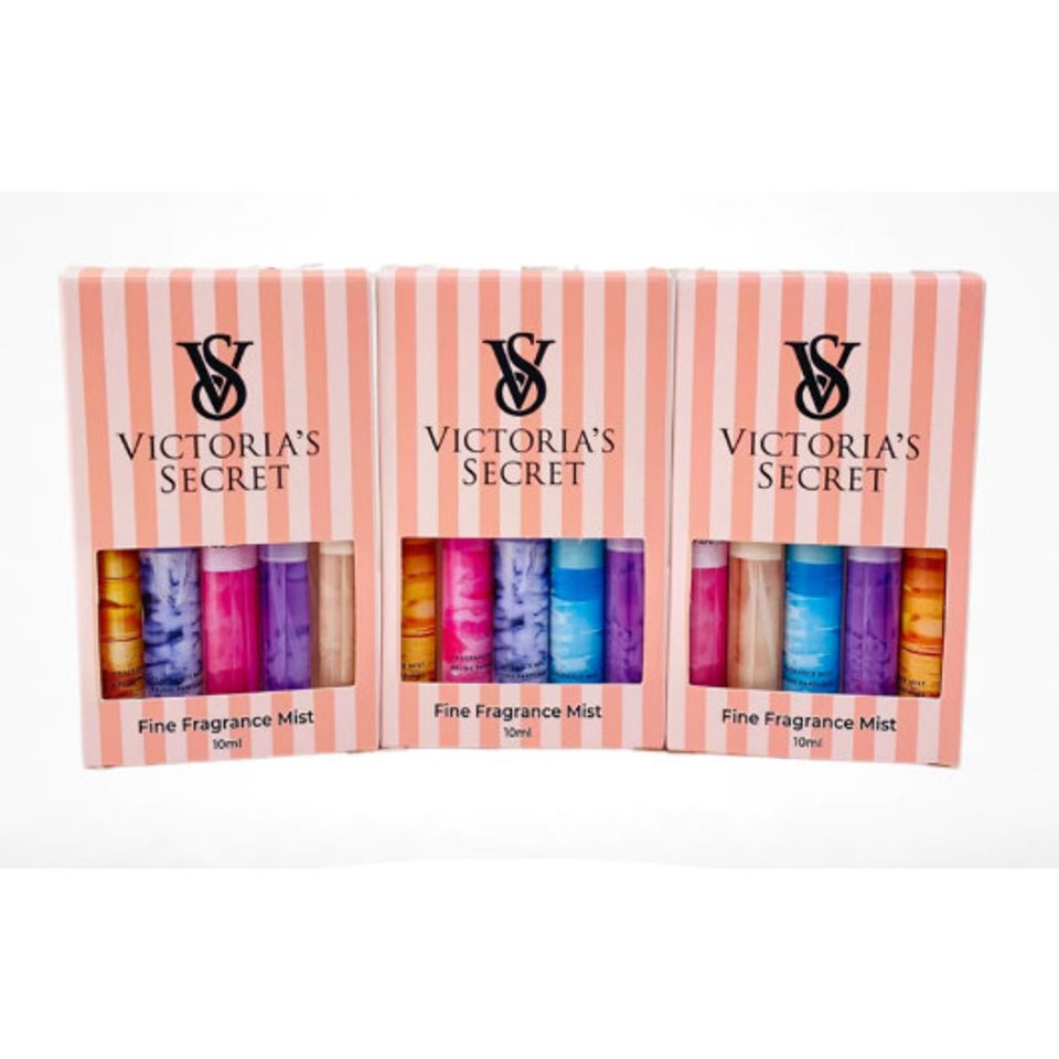 Set 5 Chai Xịt Thơm Victoria's Secret - Mùi Ngẫu Nhiên, Hương Thơm Tươi Mát, Quà Tặng Thời Trang Tuyệt Vời