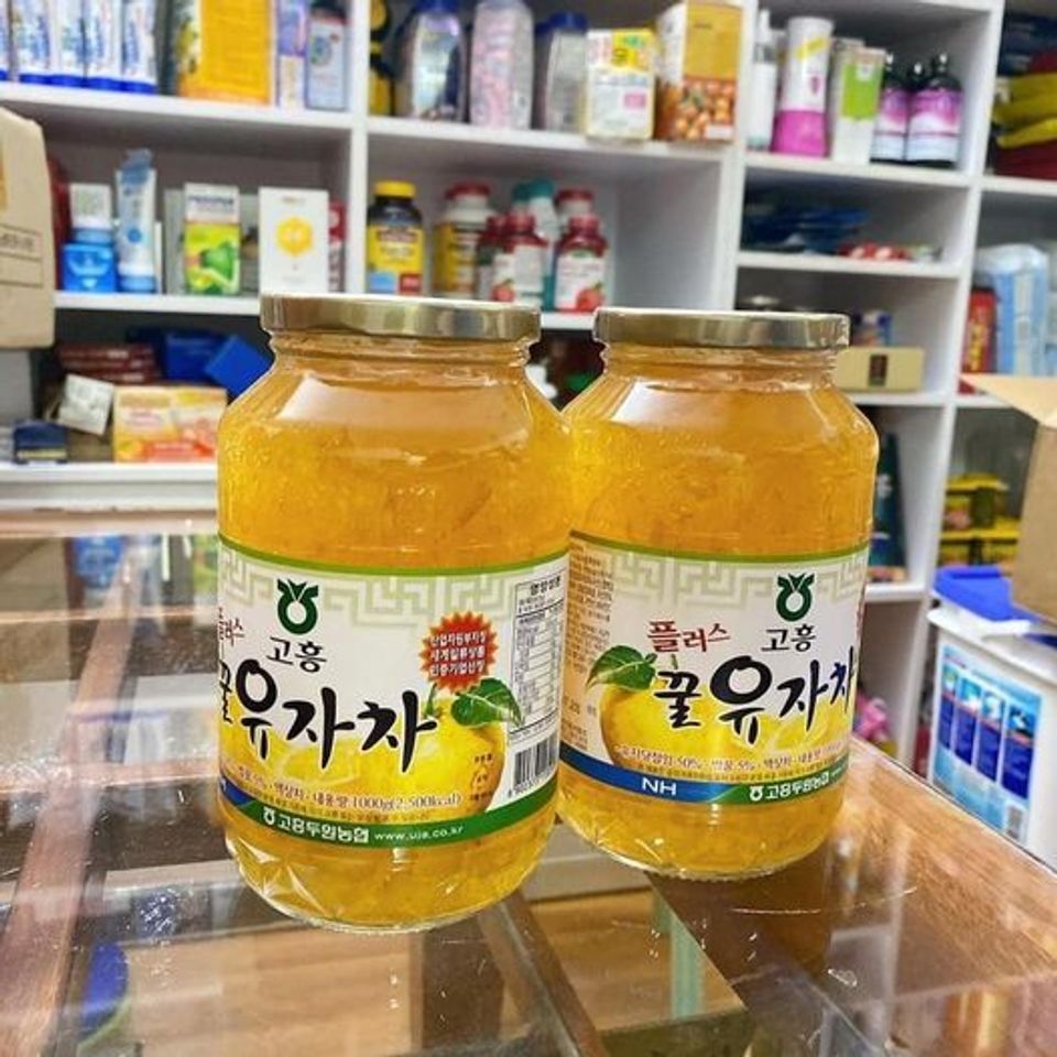 Trà Chanh Gừng Mật Ong Hàn Quốc - Thức Uống Giải Khát Lành Mạnh, Hương Vị Độc Đáo, Tăng Cường Sức Khỏe, Hỗ Trợ Tiêu Hóa
