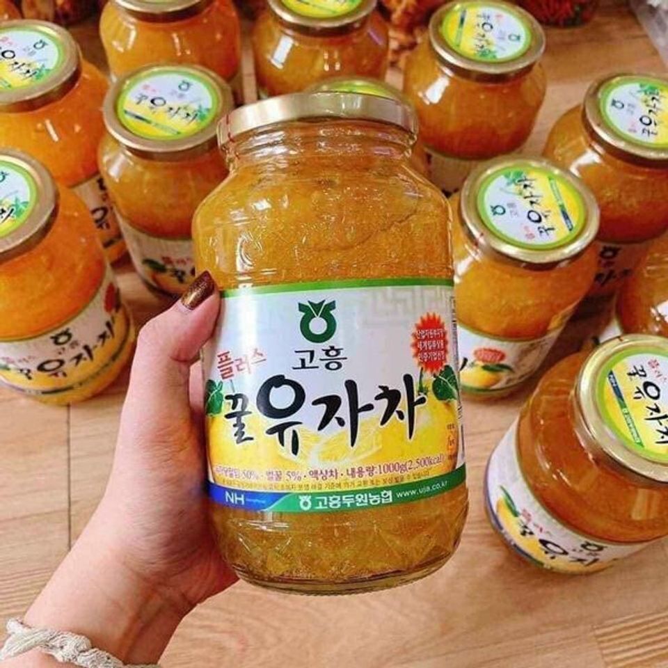Trà Chanh Gừng Mật Ong Hàn Quốc - Thức Uống Giải Khát Lành Mạnh, Hương Vị Độc Đáo, Tăng Cường Sức Khỏe, Hỗ Trợ Tiêu Hóa