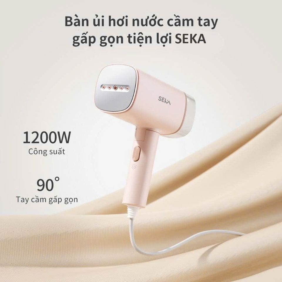 Bàn Là Hơi Nước Cầm Tay Seka SKM77 Dung Tích 170mL Model Mới Nhất - Bảo Hành 1 Năm 1 Đổi 1