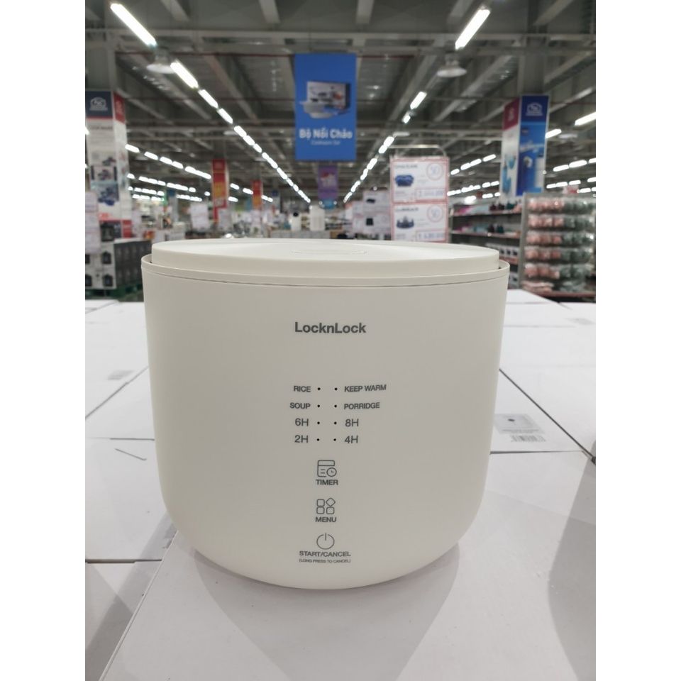 Nồi Cơm Điện LocknLock 1,2L EJR384IVY - Công Nghệ Thông Minh, 6 Chế Độ Nấu, Bảo Hành 2 Năm, Thiết Kế Hiện Đại