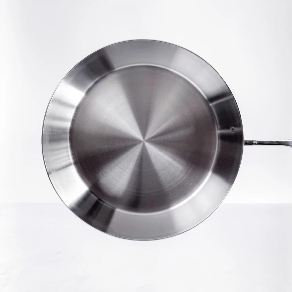 Chảo Cạn Inox 316 Haatz Cao Cấp 3 Lớp, Phù Hợp Mọi Loại Bếp, Đường Kính 20-26cm, Bảo Hành 5 Năm, An Toàn và Bền Bỉ