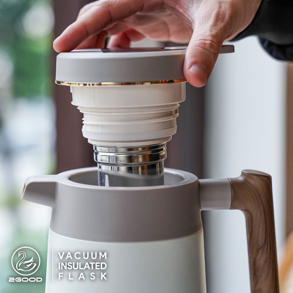 Phích Giữ Nhiệt 2GOOD B68 (1680ml) - Giữ Nhiệt 24h, Lõi Lọc Inox 304, Bảo Hành 2 Năm, Thiết Kế Sang Trọng, Dễ Sử Dụng