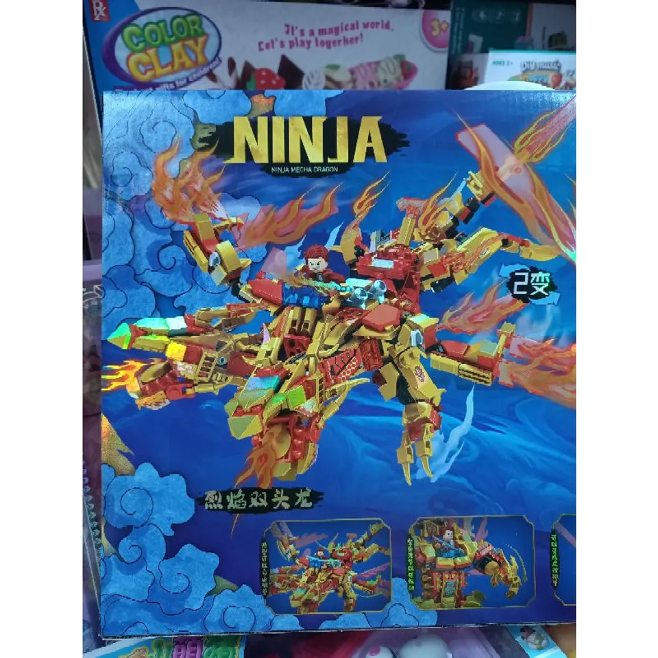 Hộp Lego Lắp Ghép 2in1 - Mô Hình Robot và Ninja Rồng 86001 - Đồ Chơi ...