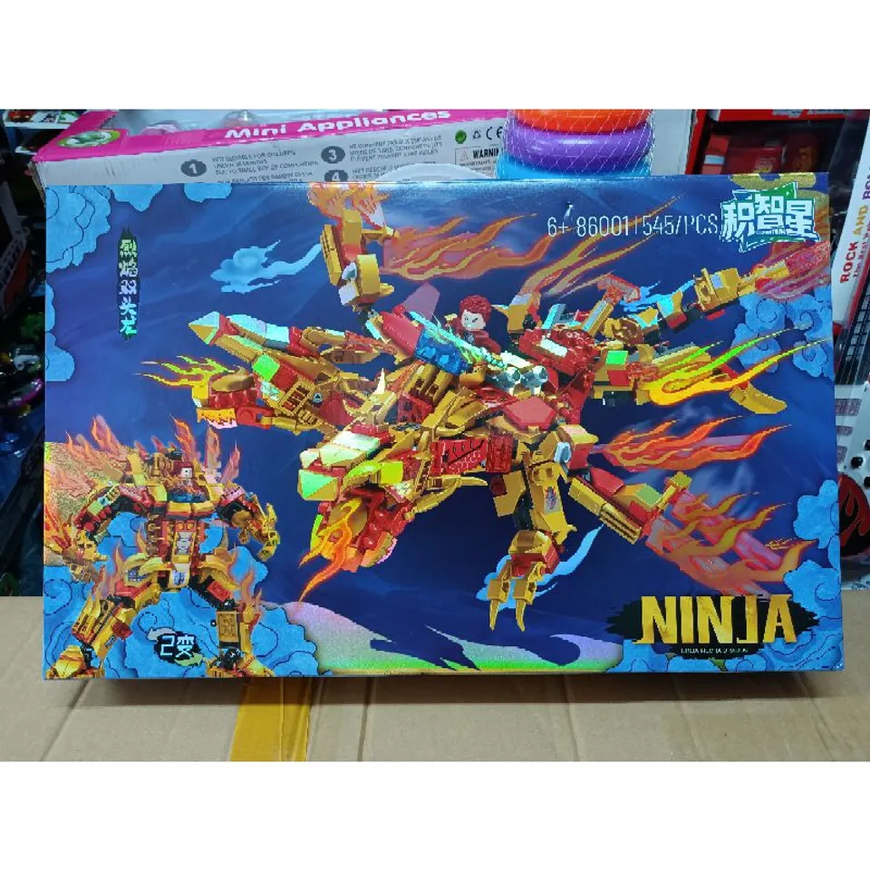 Hộp Lego Lắp Ghép 2in1 - Mô Hình Robot và Ninja Rồng 86001 - Đồ Chơi ...