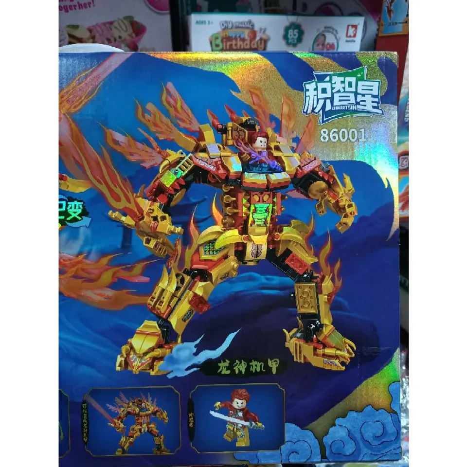 Hộp Lego Lắp Ghép 2in1 - Mô Hình Robot và Ninja Rồng 86001 - Đồ Chơi ...