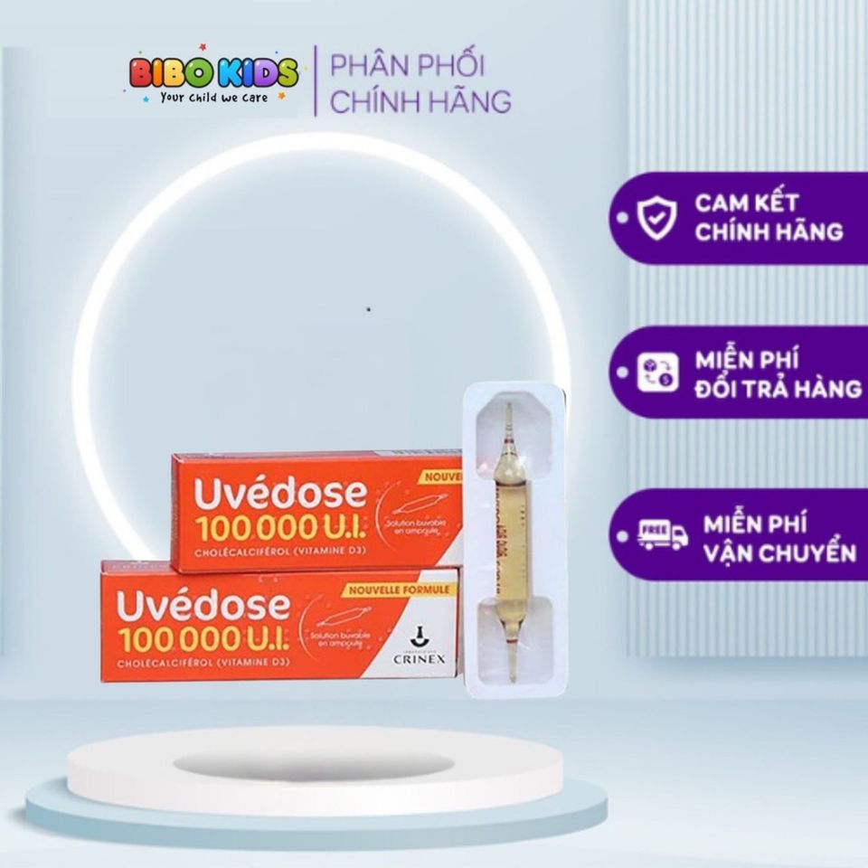 Vitamin D3 Liều Cao Uvedose Cho Bé 18 Tháng - Bổ Sung Vitamin D Cho Trẻ Em, Hỗ Trợ Sức Khỏe và Phát Triển Tốt Hơn