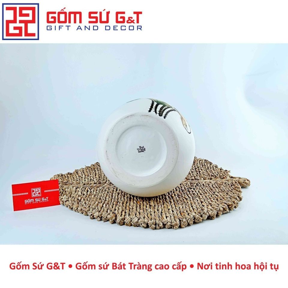 Lọ Hoa Gốm Sứ Vẽ Sen - Phong Thủy Tạo Điểm Nhấn Thẩm Mỹ Cho Không Gian Sống