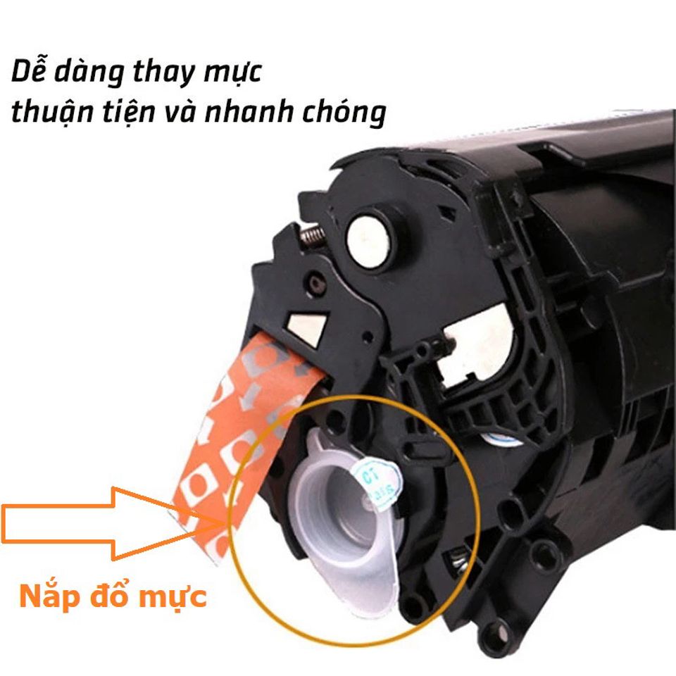 Hộp Mực Máy In Canon LBP 2900/3000/303 - Cartridge 303 Đen Chất Lượng Cao, In Siêu Nét, Có Lỗ Đổ Mực, Tương Thích Nhiều Loại Máy