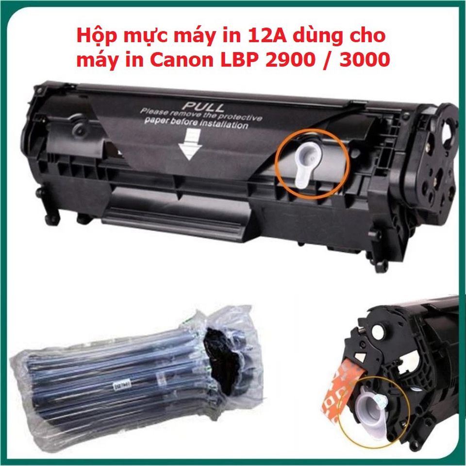 Hộp Mực Máy In Canon LBP 2900/3000/303 - Cartridge 303 Đen Chất Lượng Cao, In Siêu Nét, Có Lỗ Đổ Mực, Tương Thích Nhiều Loại Máy