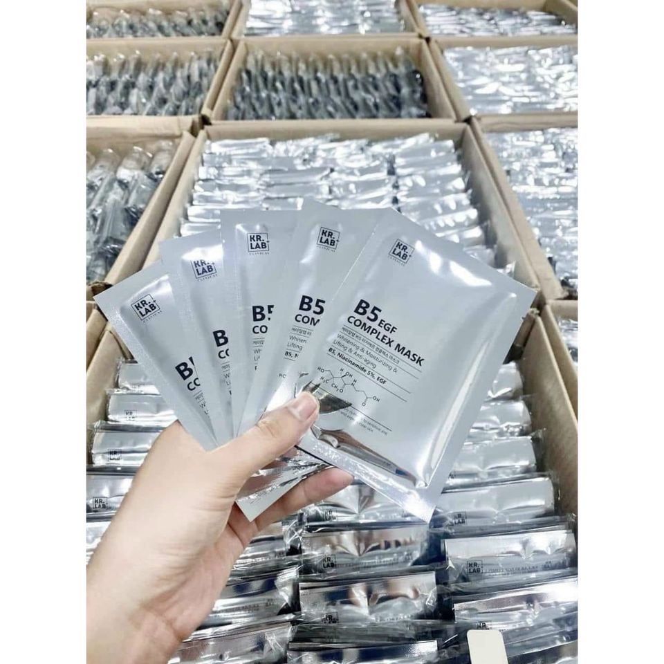 Mặt Nạ Phục Hồi Da B5 EGF Kr.Lab Hàn Quốc - Giúp Tái Tạo và Cung Cấp Độ Ẩm Cho Da Khỏe Mạnh, Sáng Mịn