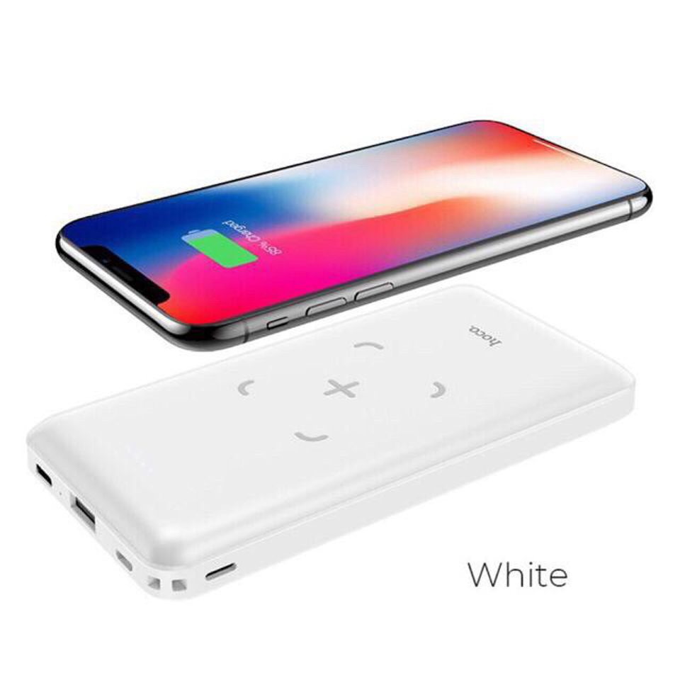 Sạc Dự Phòng Không Dây Hoco J50 10000mAh - Pin Sạc Nhanh, Chống Cháy, Hỗ Trợ Tất Cả Các Thiết Bị Ổn Định