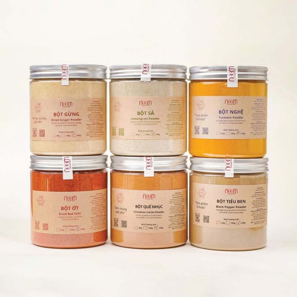 Bột Gia Vị Thảo Dược Noom Tự Nhiên - Không Phụ Gia, Hóa Chất - Hương Vị Độc Đáo Cho Món Ăn Ngon Tuyệt