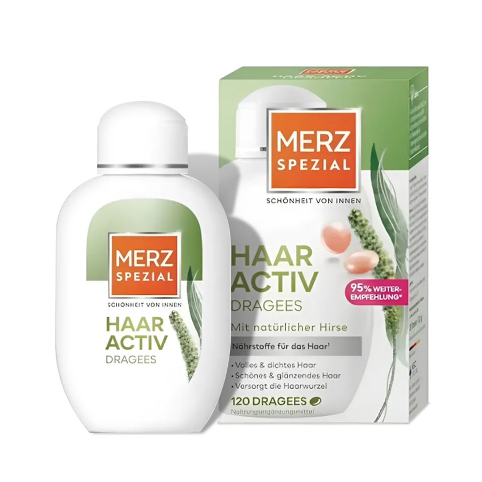 Viên mọc tóc thuần chay Merz Spezial Haar Activ Đức 120 viên
