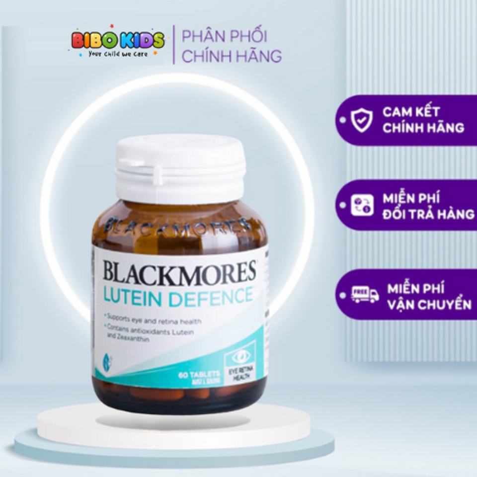 Viên Uống Bổ Mắt Lutein Blackmores 60 Viên - Bảo Vệ và Cải Thiện Sức Khỏe Mắt, Giảm Mỏi Mắt Từ Thiết Bị Điện Tử
