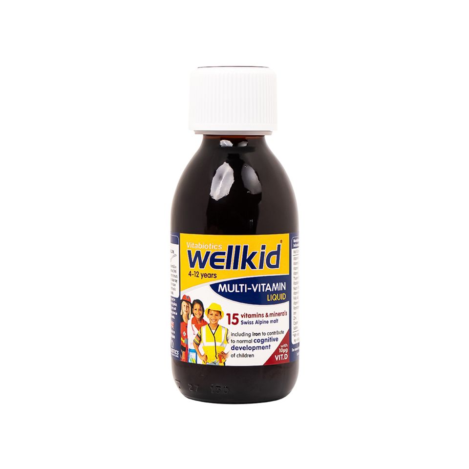 WELLKID Vitamin Tổng Hợp Cho Trẻ Em 150ml – Hỗ Trợ Tăng Cường Sức Khỏe Và Đề Kháng - Sản Phẩm Nhập Khẩu từ Anh Quốc