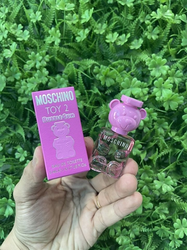 Nước Hoa Nhí - Moschino Toy 2 Bubble Gum Edp Hồng 5ml - Hương Ngọt Ngào, Thiết Kế Dễ Thương Dành Cho Bạn Trẻ Yêu Thích Sự Nổi Bật