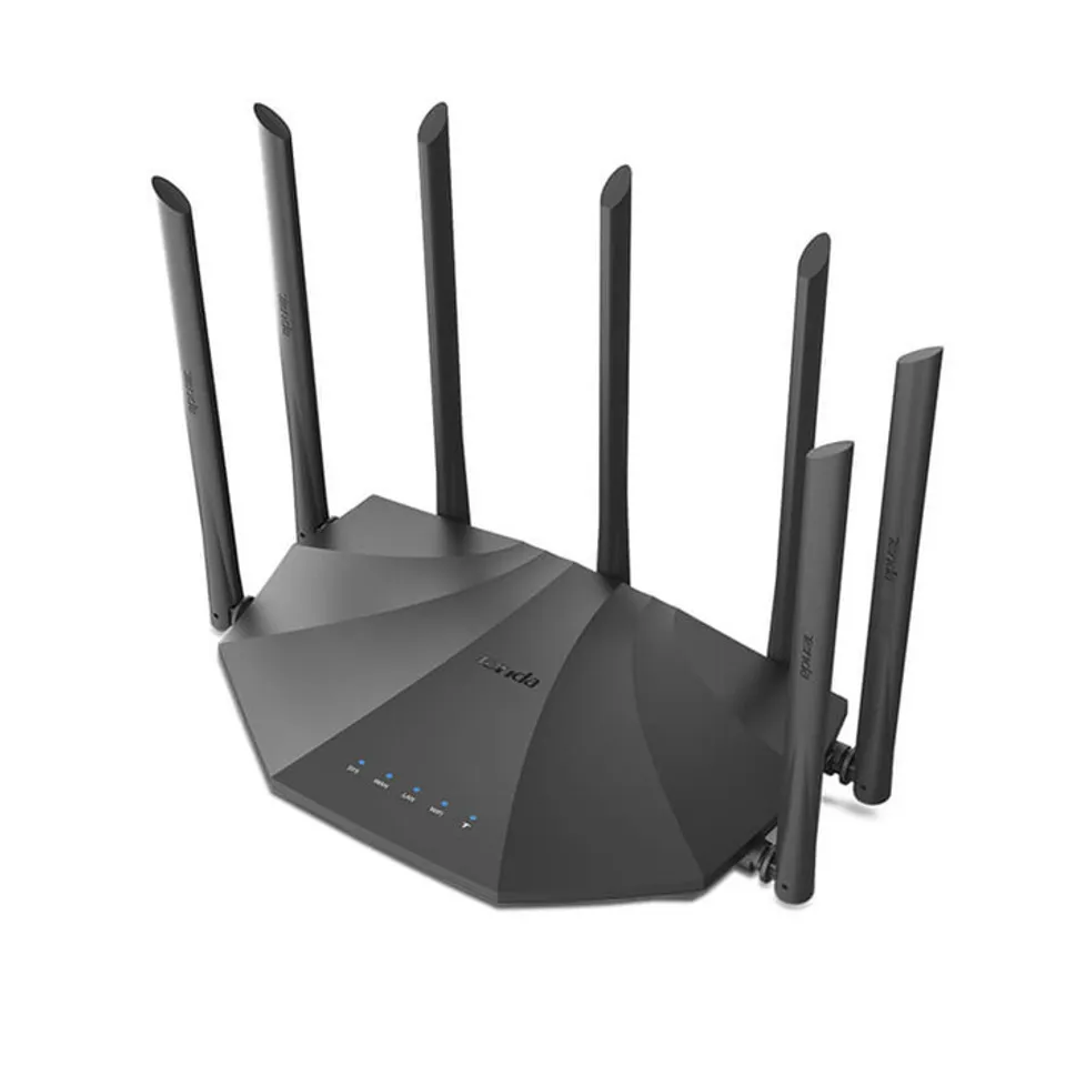 Router Wifi Tenda AC23 Băng Tần Kép AC2100 - 7 Anten 6dBi Hỗ Trợ 128 ...