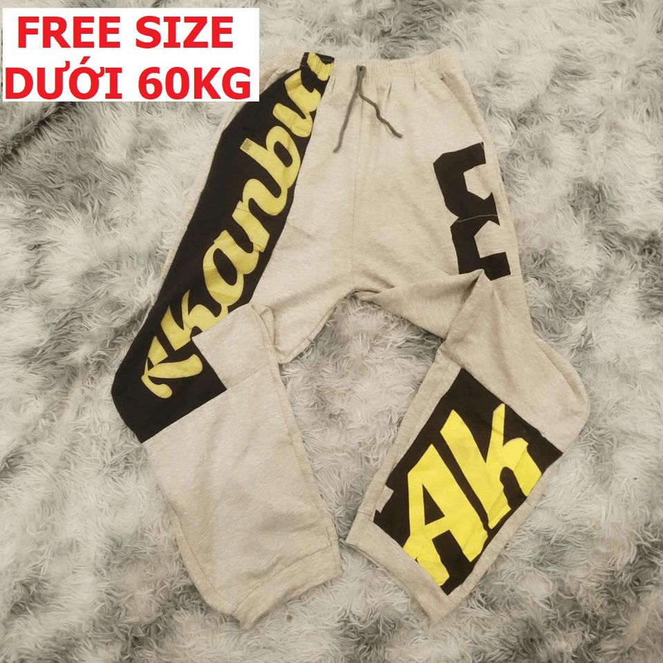 Quần Jogger Thể Thao Nam Nữ FREESIZE - Quần Tập Gym Mùa Đông Xám Ống Rộng Dễ Phối Đồ, Phong Cách Trẻ Trung Unisex
