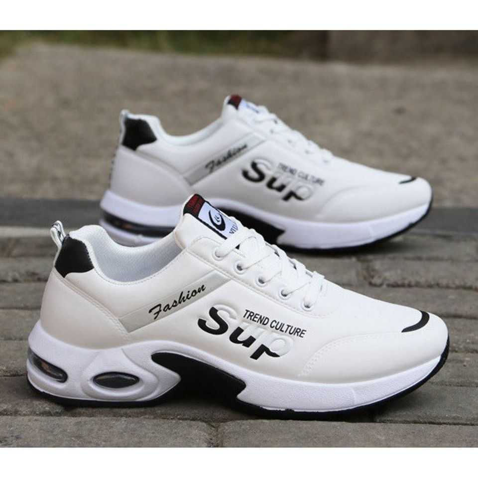 Giày Nam Thể Thao Phong Cách Cao Cấp - Sneaker Đen, Trắng, Xanh Chất Liệu Nhẹ, Thoải Mái, Dễ Phối Đồ cho Mọi Hoạt Động