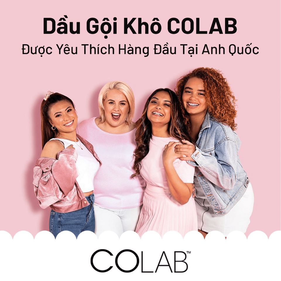 Combo Dầu Gội Khô Colab 200ml - Bộ 5 Mùi Hương Quyến Rũ, Tóc Sạch Bồng Bềnh Trong 5 Giây, Giá Siêu Tiết Kiệm