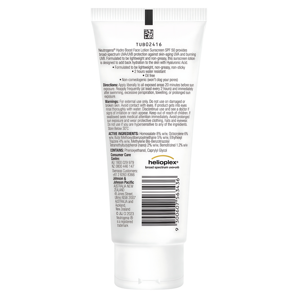 Kem Chống Nắng Neutrogena Hydro Boost Water Gel Lotion Sunscreen SPF50 85ml (mẫu mới) 240778