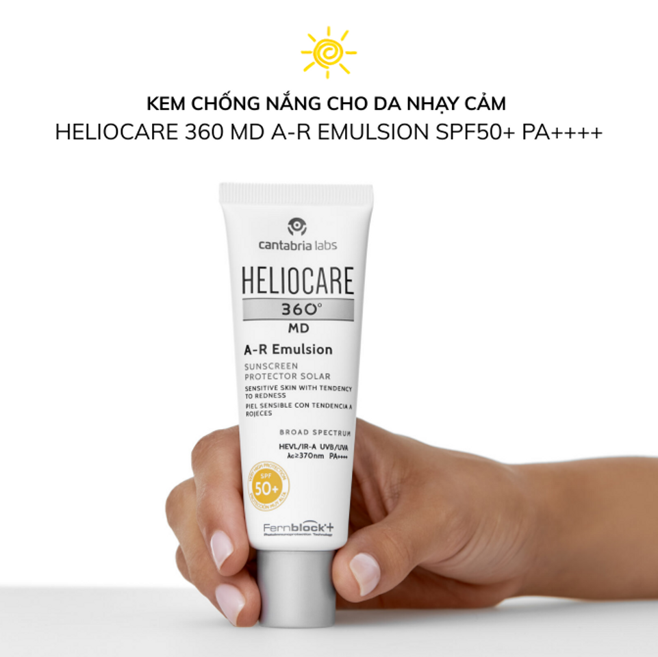 Kem Chống Nắng Heliocare Dành Cho Da Nhạy Cảm Spf50+ 50ml