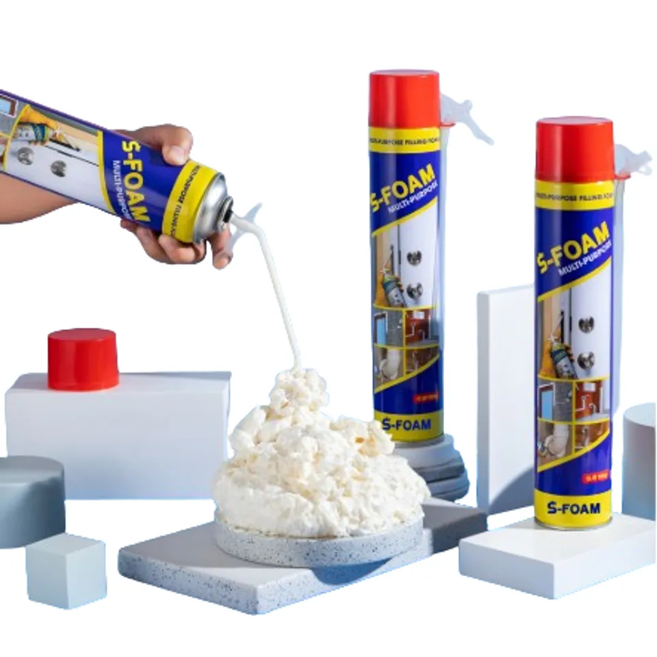 Keo Bọt Nở S-Foam 750ML - Chống Nước, Cách Nhiệt, Bịt Kín Khe Nứt và Lỗ ...