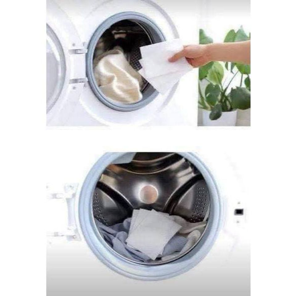 Giấy Tẩy Trắng Quần Áo Denkmit - Giải Pháp Tẩy Ố Vàng Nhanh Chóng Từ Đức, 20 Miếng, Giữ Quần Áo Trắng Sáng Như Mới
