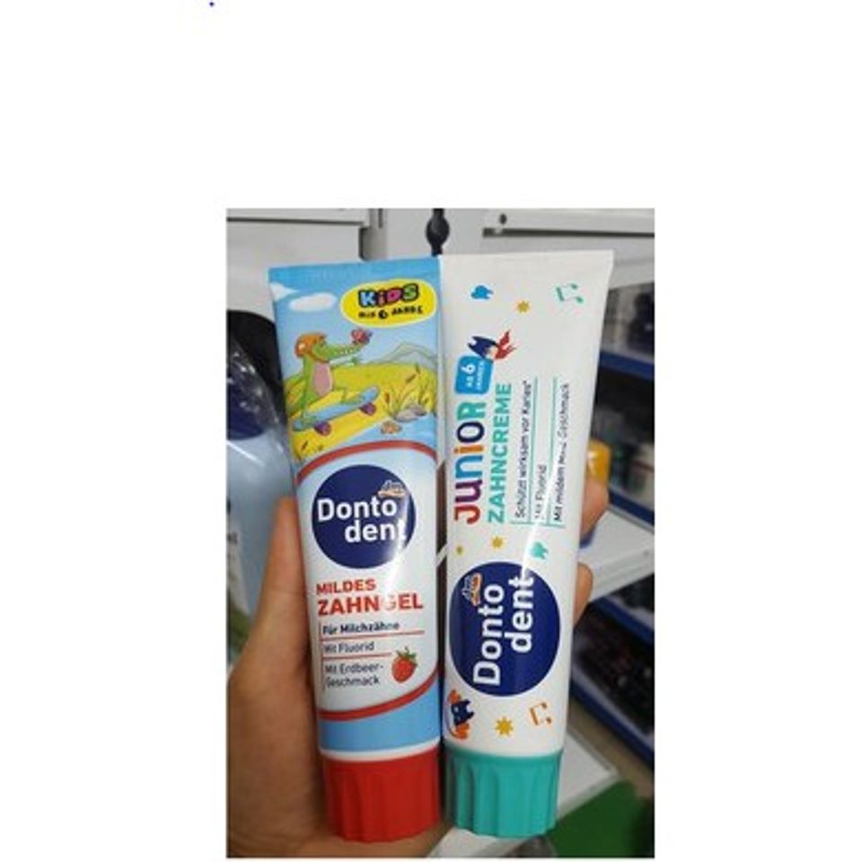 KĐR Dontodent Dành Cho Bé - Sản Phẩm Chăm Sóc Răng Miệng Cho Trẻ Em 0-6 Tối Ưu Vị Dâu, An Toàn Cho Sức Khỏe