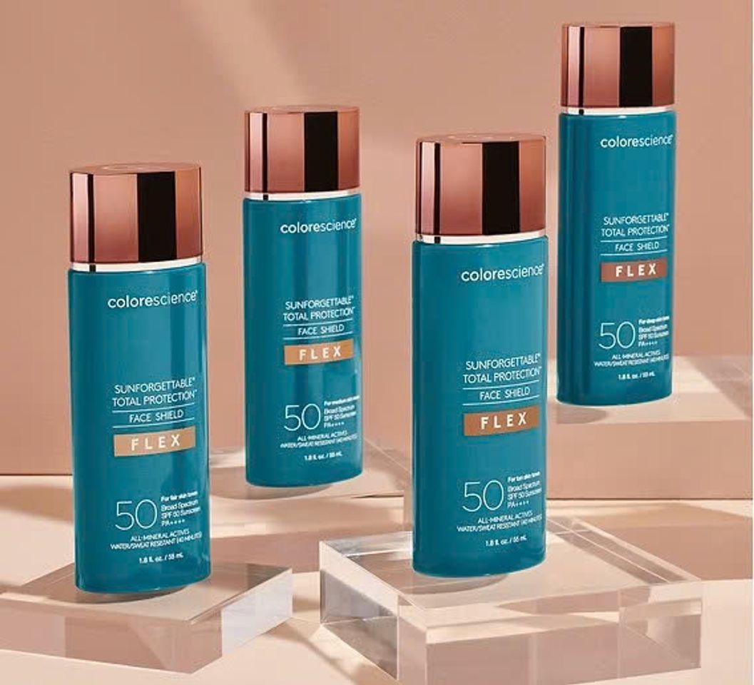 Kem Chống Nắng Trang Điểm SPF 50 Colorescience Face Shield Flex - Fair 55ml, Bảo Vệ Da, Nâng Tông, Chống Nắng Tốt, Makeup Hàng Ngày