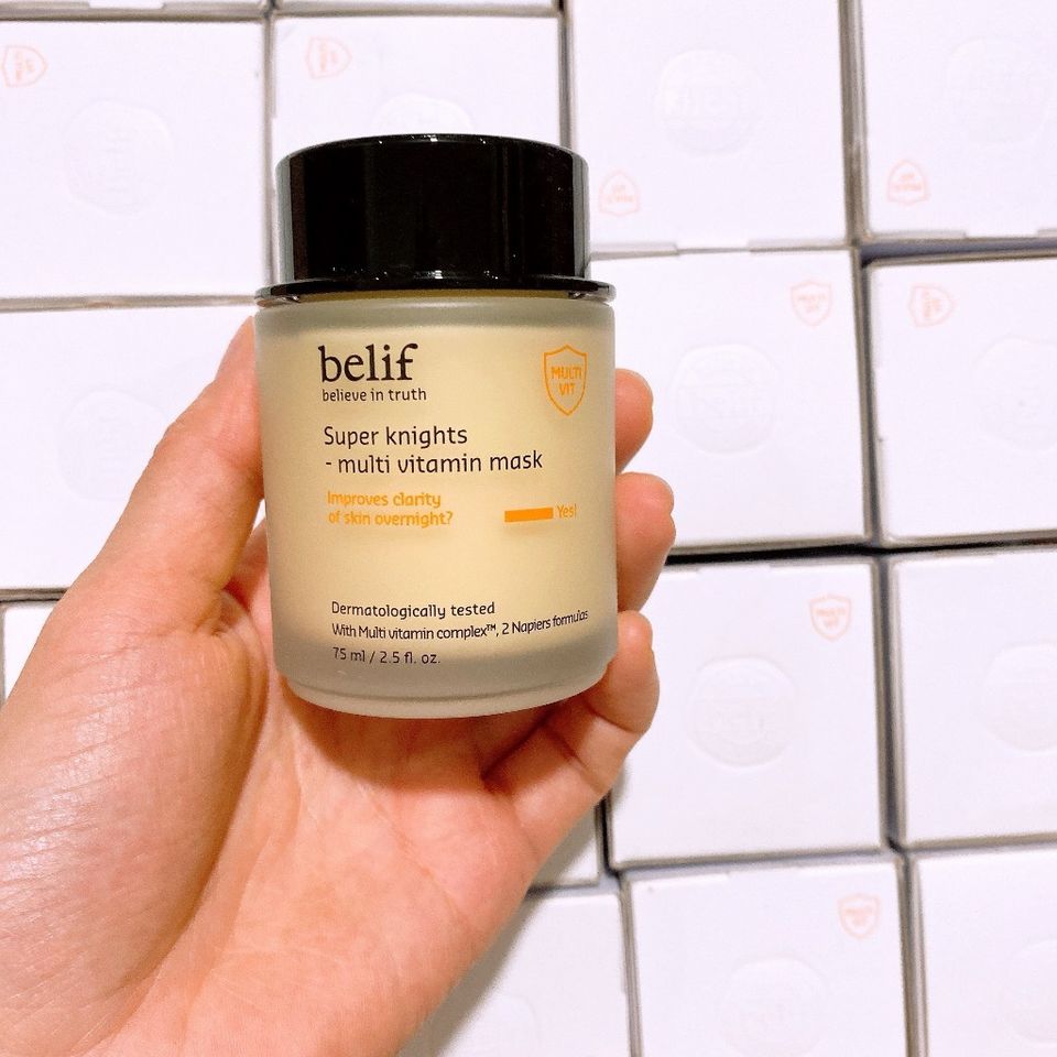 Mặt Nạ Ngủ Dưỡng Sáng Da Belif Super Knight Multi Vitamin Mask 75ml - Dưỡng ẩm, phục hồi da mệt mỏi, làm sáng và chống lão hóa hiệu quả.