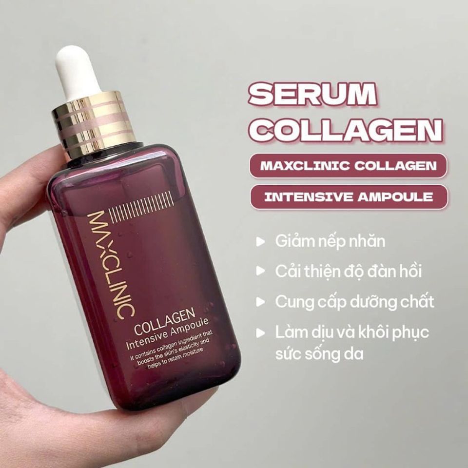 Serum Vitamin C Dưỡng Sáng Da Mờ Thâm Maxclinic Vita-10 Vital Ampoule 100ml - Tinh Chất Chống Oxy Hóa Giúp Da Tươi Trẻ, Sáng Khỏe