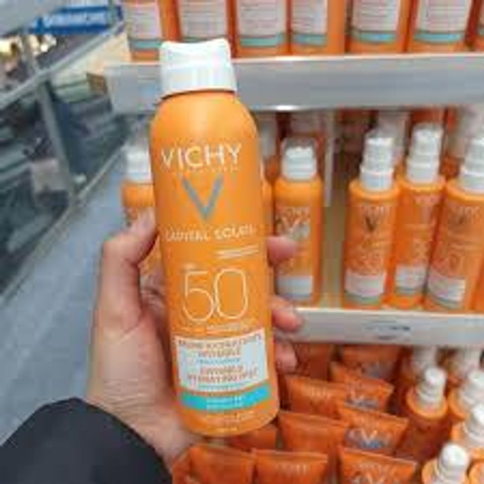 Kem Chống Nắng Toàn Thân Dạng Xịt Vichy SPF 50 - Bảo Vệ Da Chống Tia UV, Không Để Lại Vệt Trắng, Tiện Dụng 200ml
