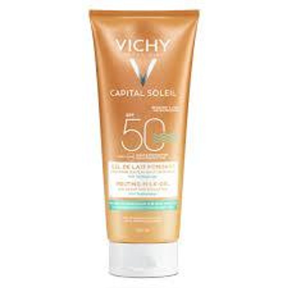 Kem Chống Nắng Toàn Thân Vichy Gel Sữa SPF 50 PA+++ 200ml - Dưỡng Ẩm, Không Gây Nhờn Rít, An Toàn Cho Mọi Loại Da