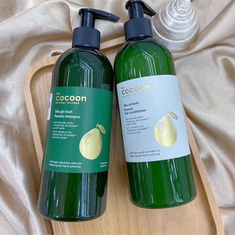 Dầu Gội Cocoon Bưởi 500ml - Giảm Rụng, Kích Thích Mọc Tóc Đen Dày, Dịu Nhẹ Không Sulfate, Phù Hợp Với Tóc Mỏng Yếu