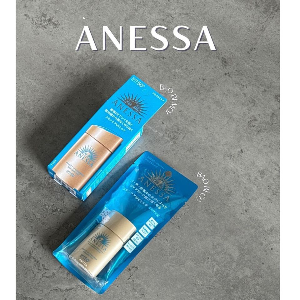 Sữa Chống Nắng Anessa Perfect UV SPF50+ PA++++ - Dưỡng Da Kiềm Dầu 60ml, Phù hợp Mọi Loại Da, Sử Dụng Ngày và Ngoài Trời