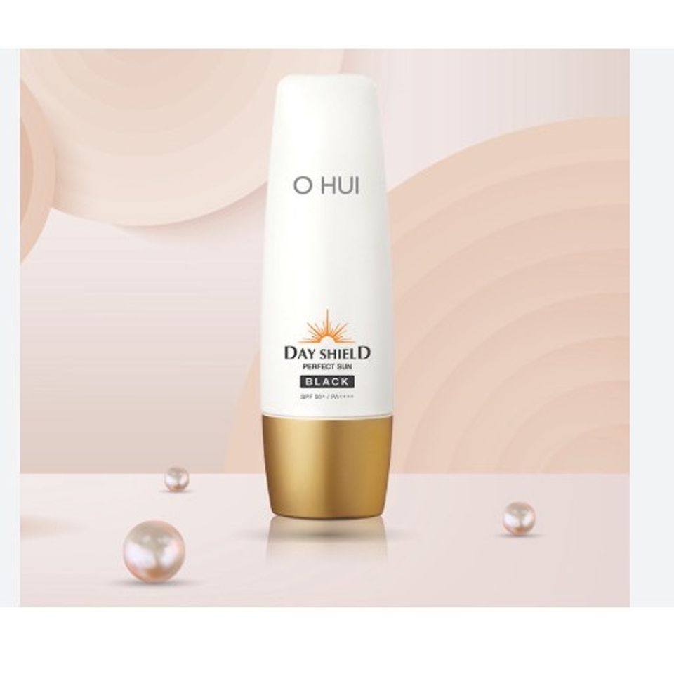 Kem Chống Nắng Ohui Day Shield Perfect Sun Black 50ml - SPF50+ Bảo Vệ Da Chống UV, Kiểm Soát Nhờn, Hiệu Chỉnh Sắc Da