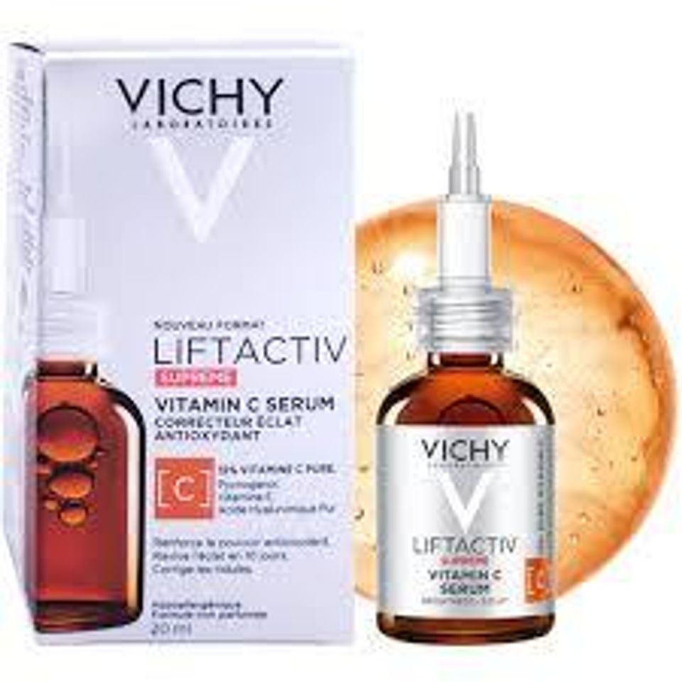 Serum Vichy Vitamin C 15% Pure 20ml - Làm Sáng Da, Trẻ Hóa, Giảm Nếp Nhăn, Phù Hợp Mọi Loại Da