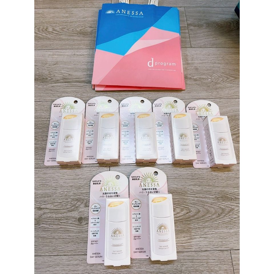 Serum Chống Nắng Dưỡng Da Nâng Tông Anessa SPF50+ PA++++ 30ml - Kem Chống Nắng Kiềm Dầu, Bảo Vệ Da Rạng Rỡ, Nhẹ Nhàng, ẩm Mượt