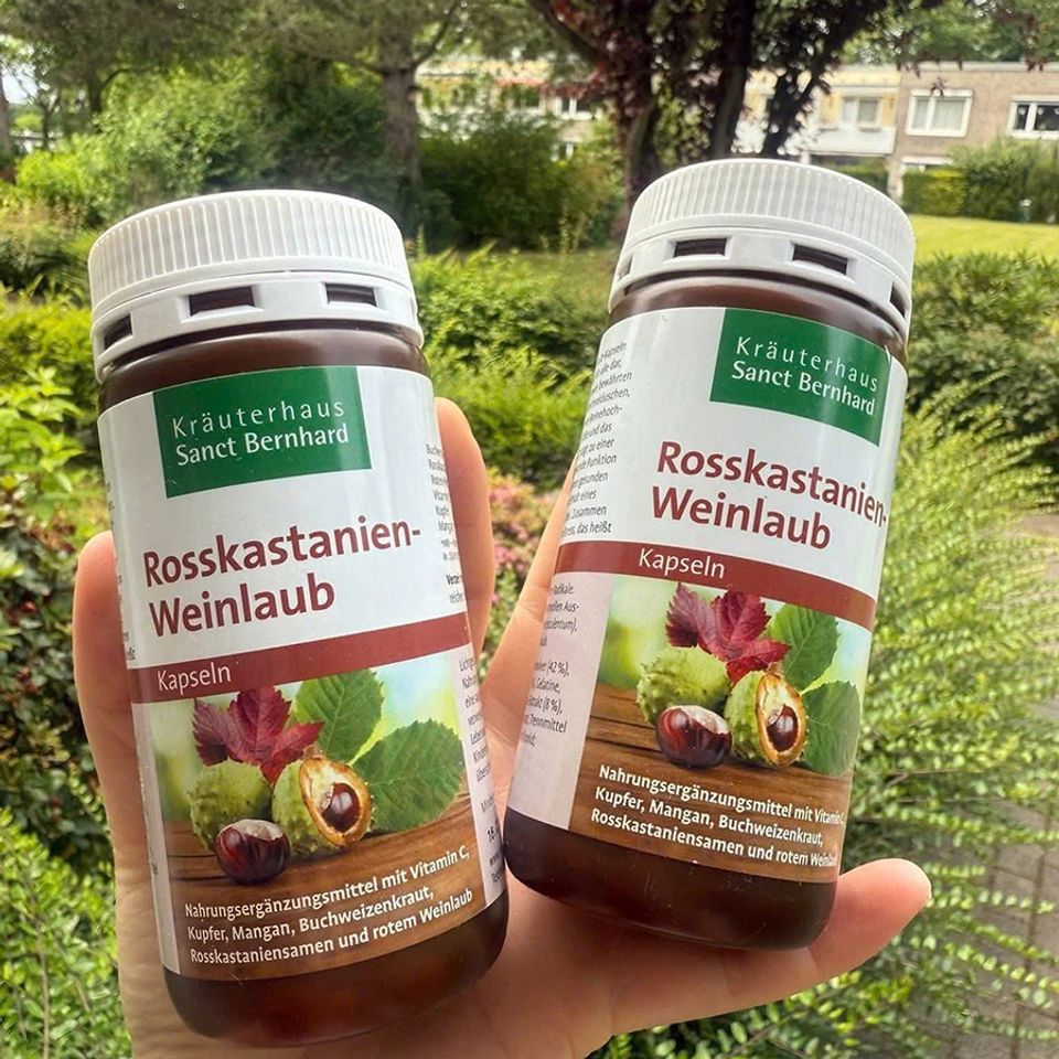 Viên uống khỏe tĩnh mạch Rosskastanien Weinlaub Đức 120 viên