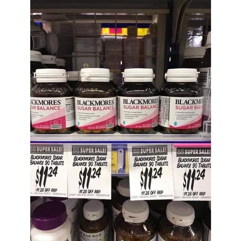 Viên Uống Cân Bằng Đường Huyết Blackmores Sugar Balance 90 Viên - Hỗ Trợ Điều Trị Tiểu Đường, Cải Thiện Sức Khỏe Tim Mạch