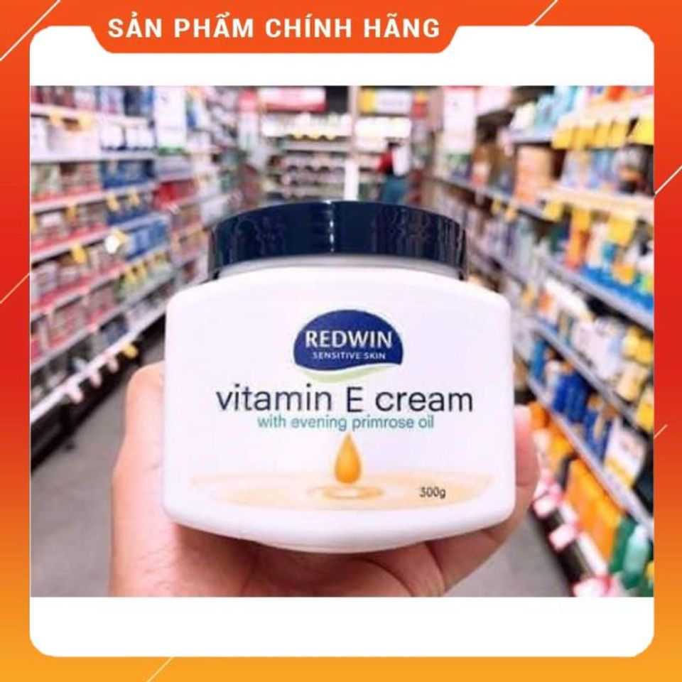 Kem Dưỡng Da Mềm Mịn REDWIN Vitamin E Cream 300g - Dưỡng Ẩm, Chống Lão Hóa, Phục Hồi Da Tổn Thương, Chính Hãng Úc